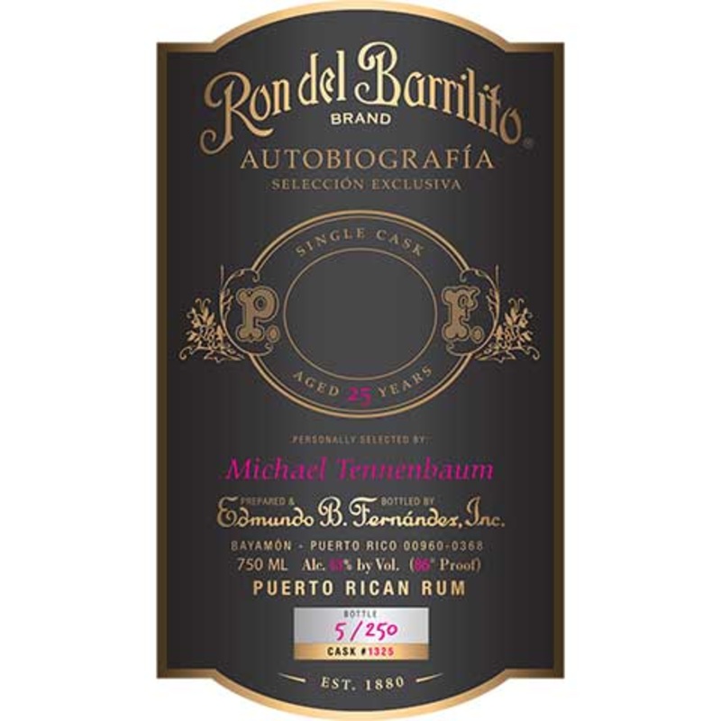 Ron del Barrilito Autobiografia Rum