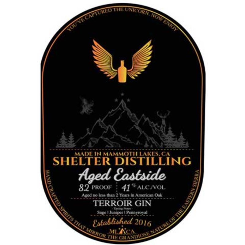 Shelter Distilling Aged Eastside Terroir Gin