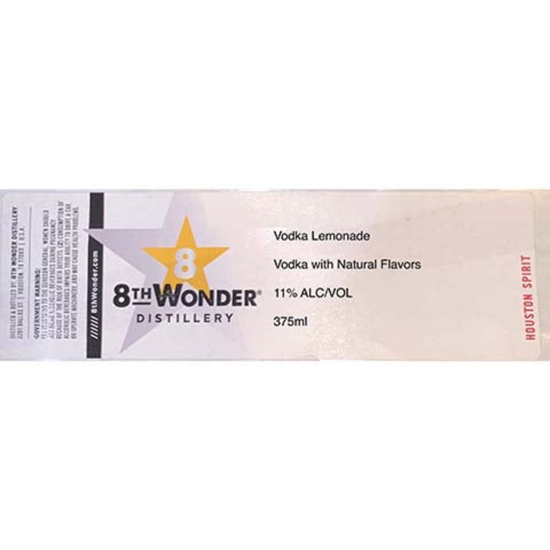 8th Wonder Vodka Lemonade