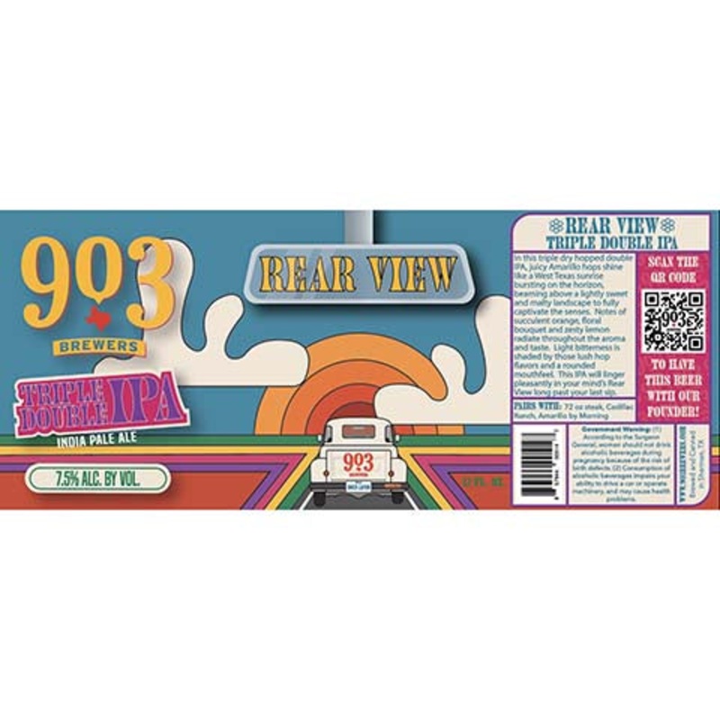 903 Brewers Rear View Triple Double IPA