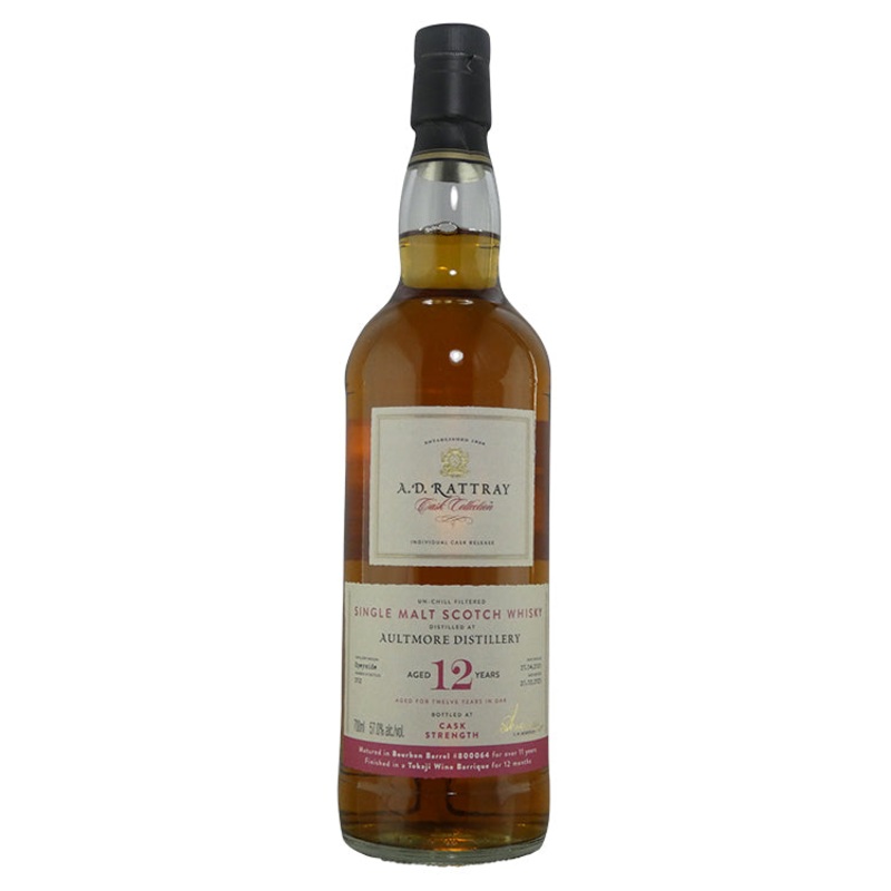 A.D. Rattray Cask Collection Aultmore 12 year cask #800064 (700ml)
