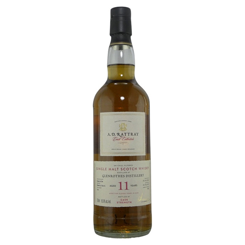 A.D. Rattray Cask Collection Glenrothes 11year cask #166 (700ml)