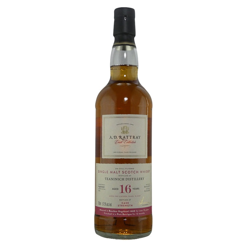 A.D. Rattray Cask Collection Teaninich 16 year cask #460 (700ml)